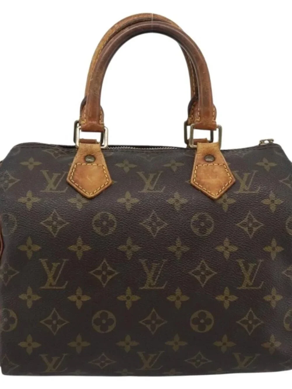 LOUIS VUITTON Monogram Speedy 25 Hand Bag M41528 LV Auth 189351